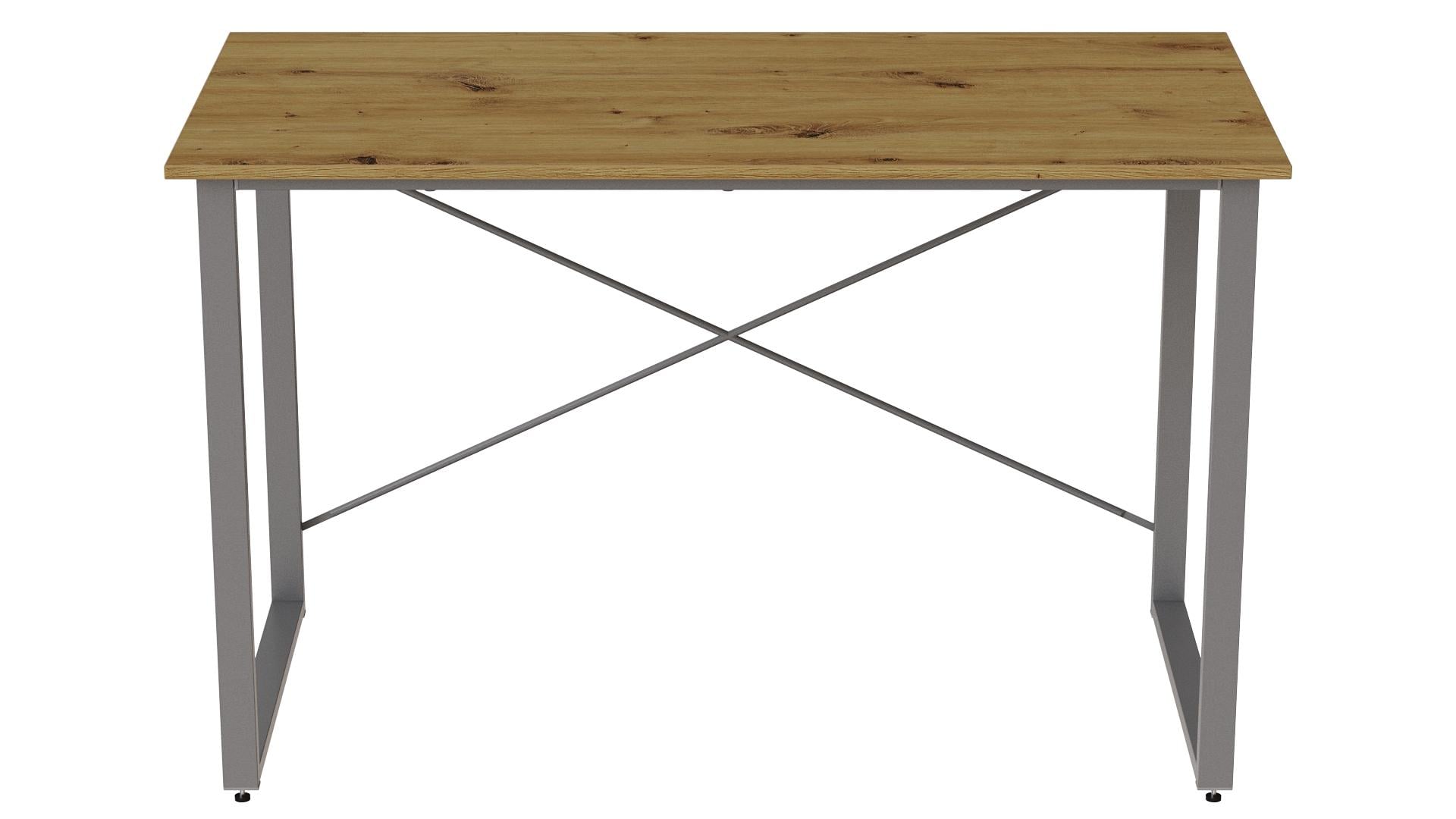 Комп'ютерний стіл Ferrum-decor ДейвДСП 16 мм 75x120x60 Сірий/Дуб Артизан (FRD-107039)