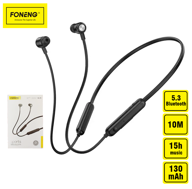 Навушники бездротові Foneng Sport Neckband на шию (BL35) - фото 6