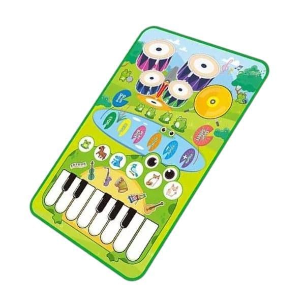 Развивающий коврик интерактивный 80х50 см Зеленый (MTK 035-2 A)