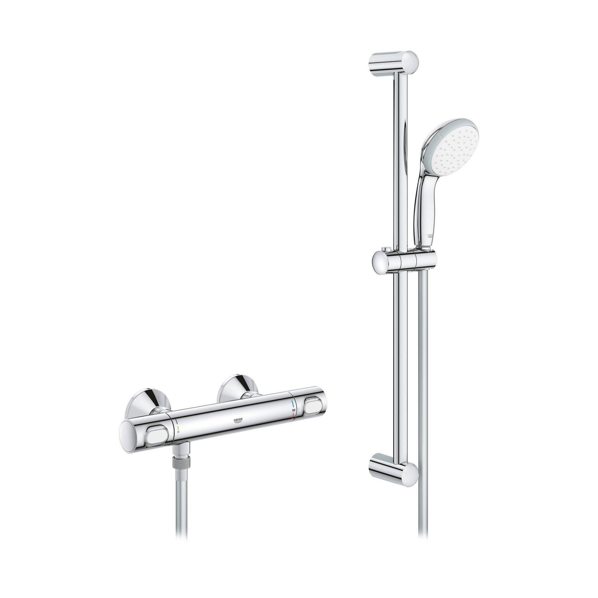 Смеситель для душа Grohe Precision Flow 34841000 с термостатом Хром (125856)