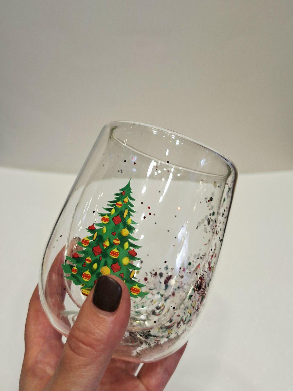 Стакан из двойного стекла Зимний праздник-2 300 мл (1750) - фото 5 Стакан из двойного стекла Зимний праздник-2 300 мл (1750) - фото 5