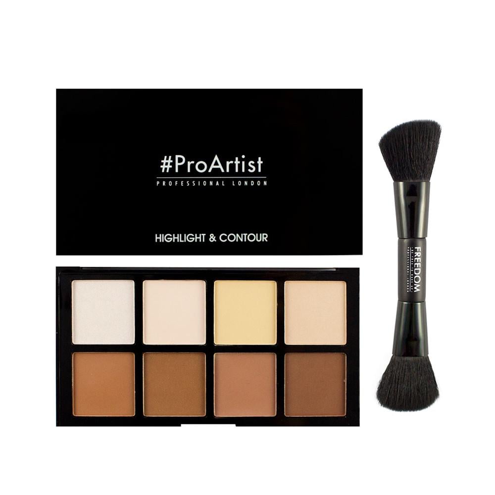 Палетка для скульптурування пудрова Freedom Makeup London HD Highlighter & Contour Set 12 г (301461)