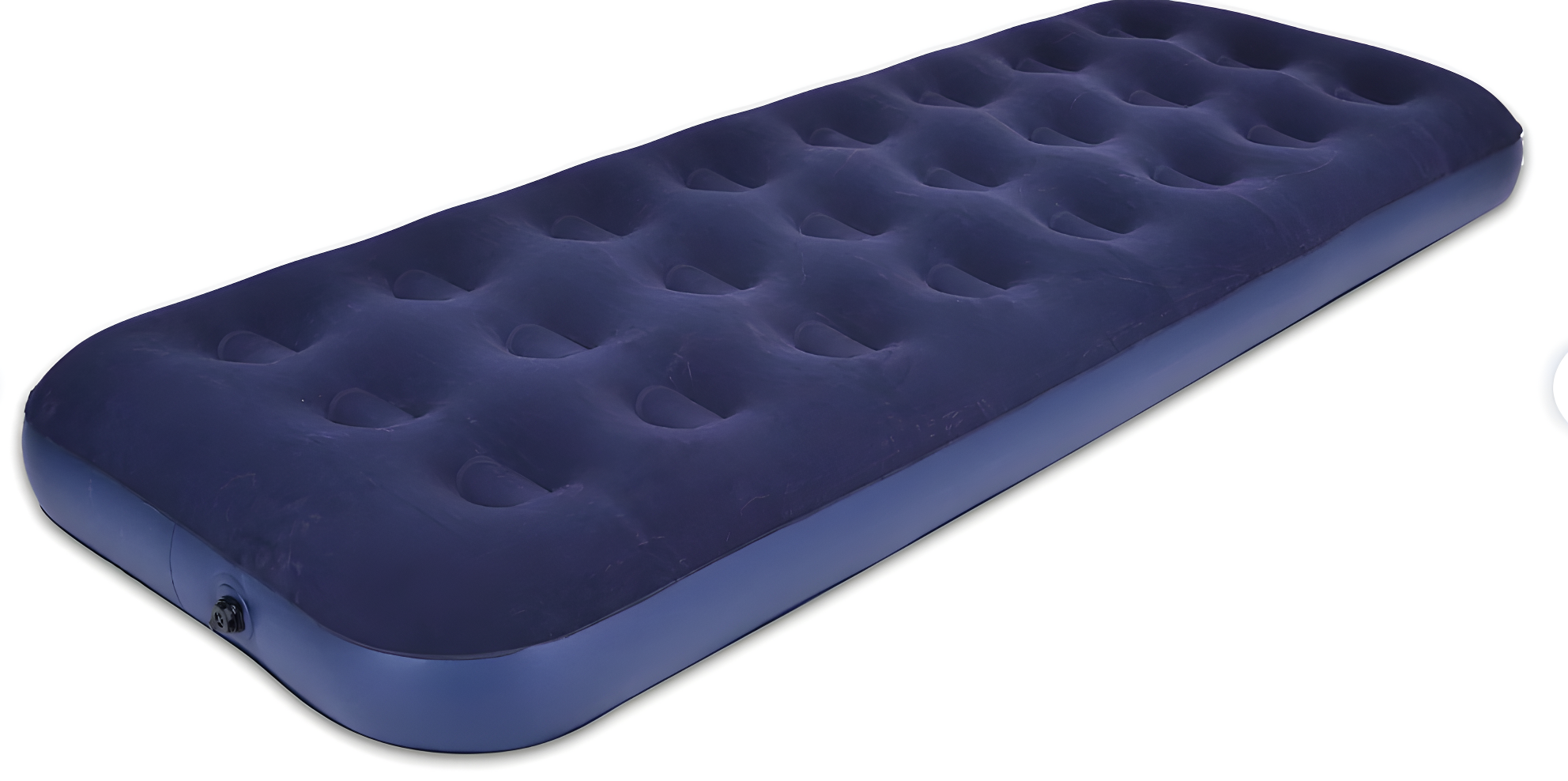 Надувной матрас Pavillo Bestway 67223 с технологией I-BEAM ножной насос велюр 76х185х22 см Синий (34-9-67223)