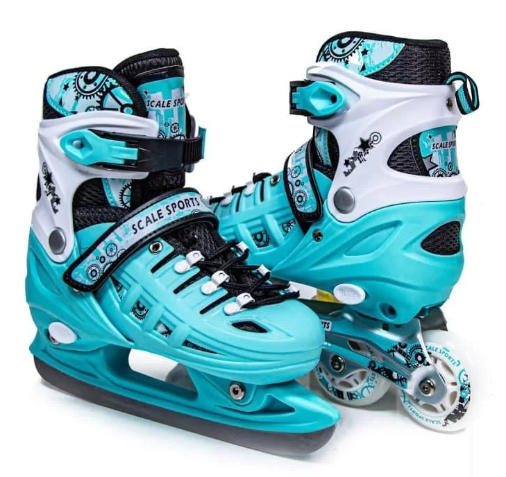 Комплект ролики-коньки Scale Sports 2в1 р. 29-33 Мятный (53681290г)
