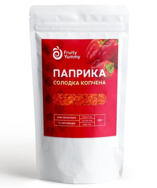 Приправа Паприка Fruity Yummy копчена солодка 150 г