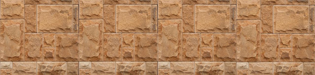 Фартук кухонный Песочный камень 60х250 см Коричневый