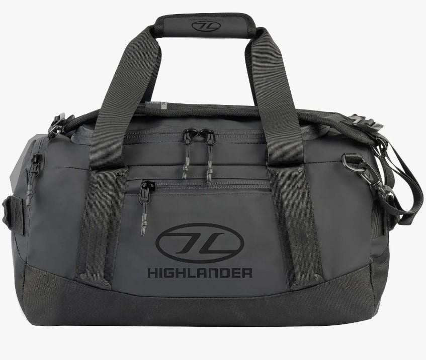 Сумка дорожня водозахисна Highlander Hauler Duffel 30 л Black (DB131-BK)