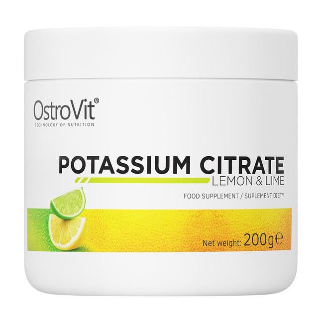 Калий OstroVit Potassium Citrate 200 г Лимон и лайм (1944987046)