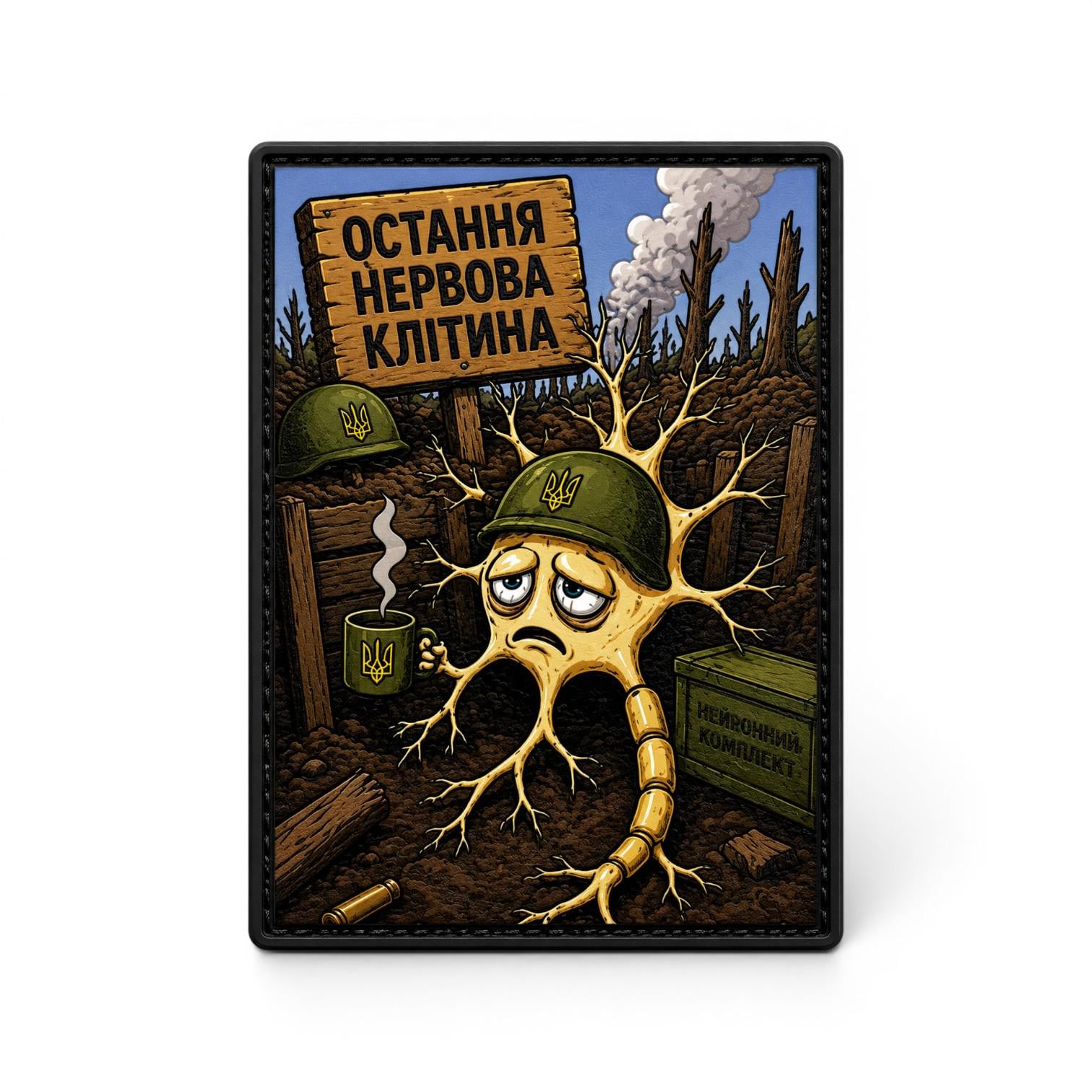 Патч-шеврон "Остання нервова клітина" (35345722)