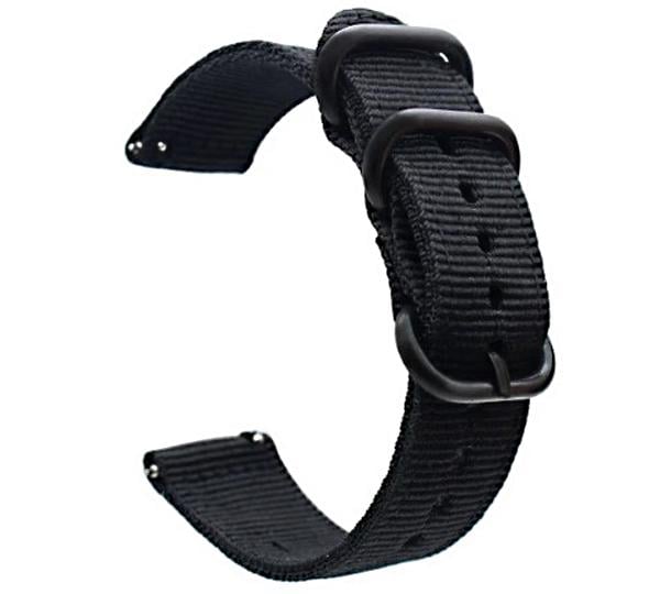 Нейлоновый ремешок Primo Traveller для часов Samsung Galaxy Watch 3 41 мм SM-R850 Black (1246650023)