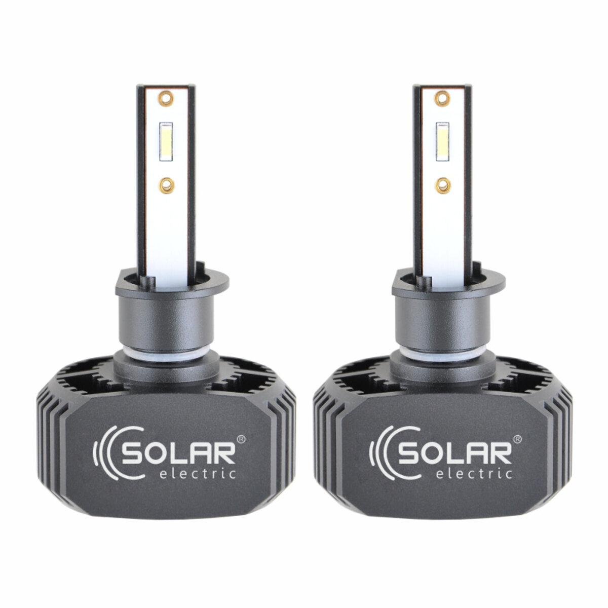 Лампы автомобильные головного света Solar LED H1 12/24V 6000K 5000Lm 40W CSP1860 2 шт. (8201) - фото 2 Лампы автомобильные головного света Solar LED H1 12/24V 6000K 5000Lm 40W CSP1860 2 шт. (8201) - фото 2