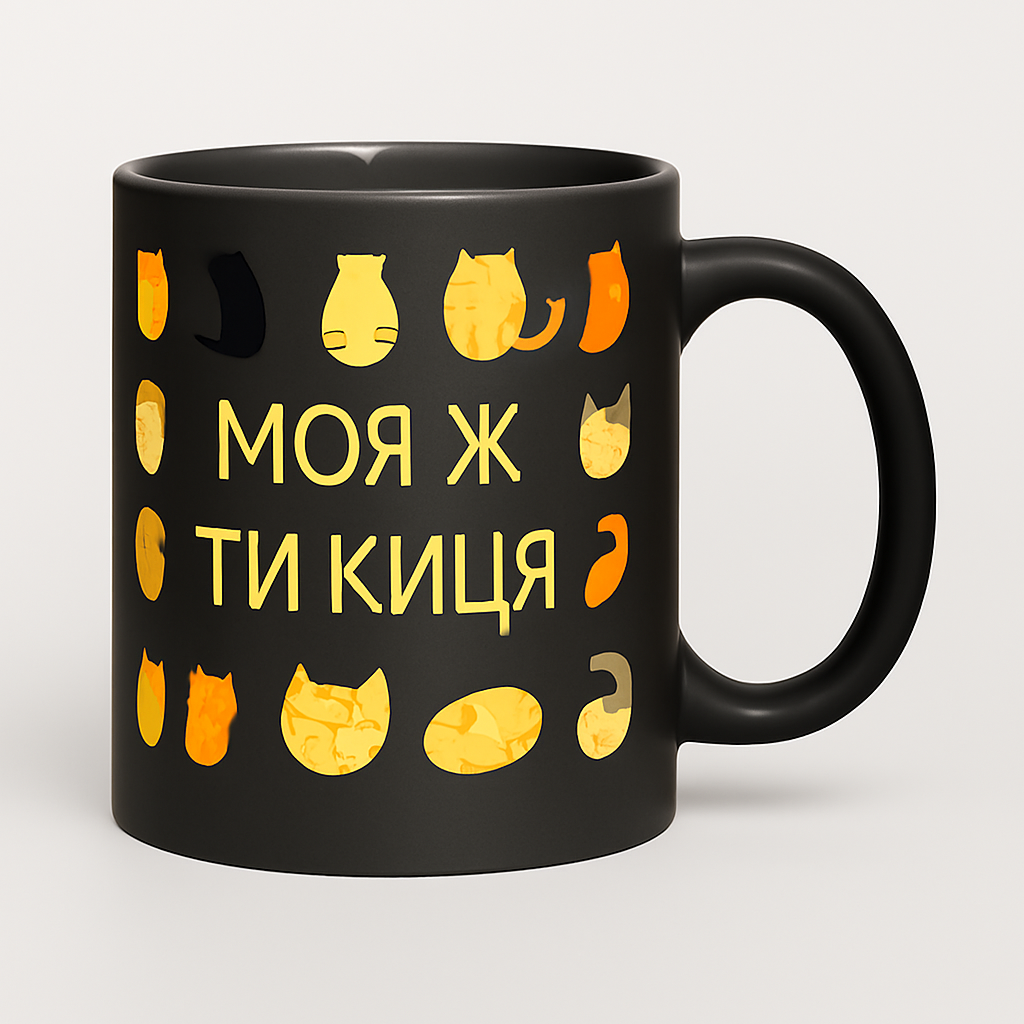 Чашка Моя ж ти киця 310 мл Хамелеон Чашка Моя ж ти киця 310 мл Хамелеон