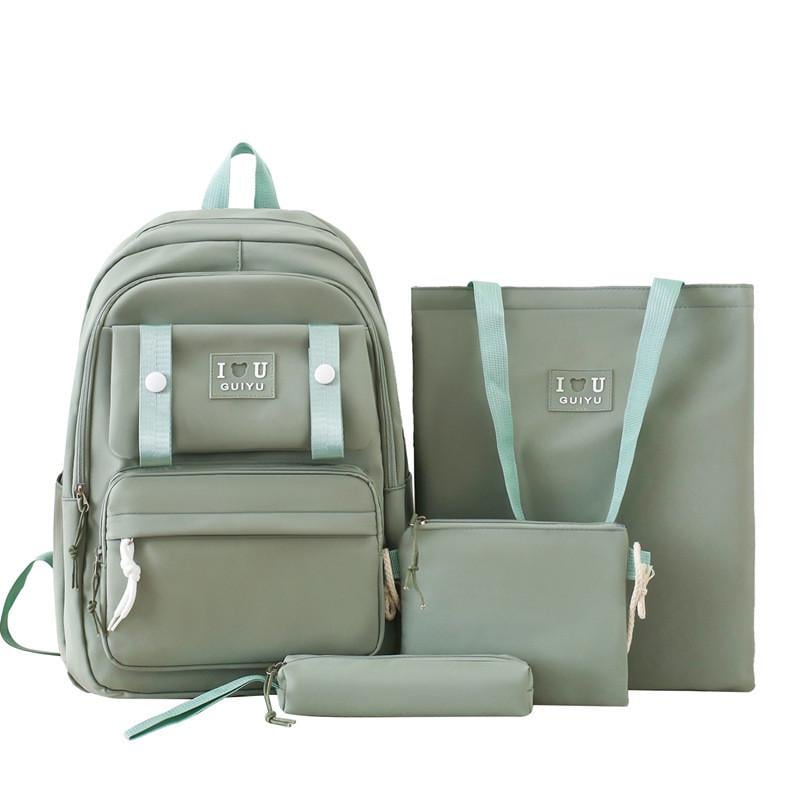 Шкільний рюкзак для дівчинки 4в1 Зелений (SG5575-2) - фото 1