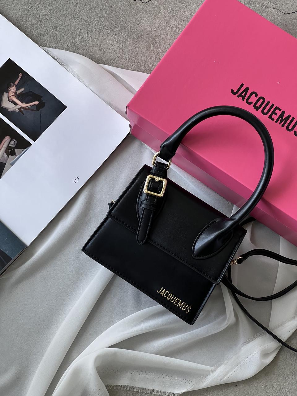 Сумка женская Jacquemus Le Chiquito Moyen Boucle Premium Черный (2662738252)