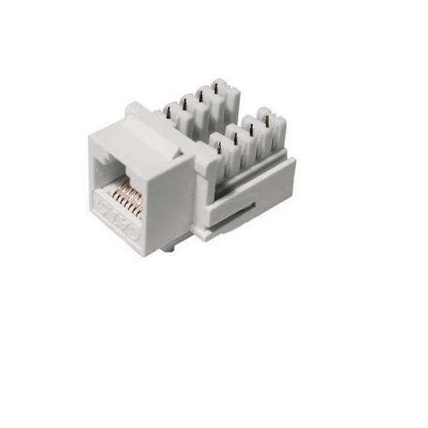 Адаптер для підключення мережевих кабелів Fibrain XA-HDKS-0 keystone FOR RJ45 HD Сірий (580578) - фото 1