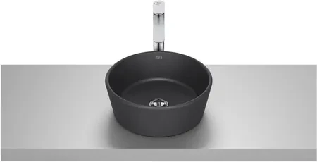 Умивальник ROCA Optica Round Cr A327B15080 35 см Black Matte (153884104)