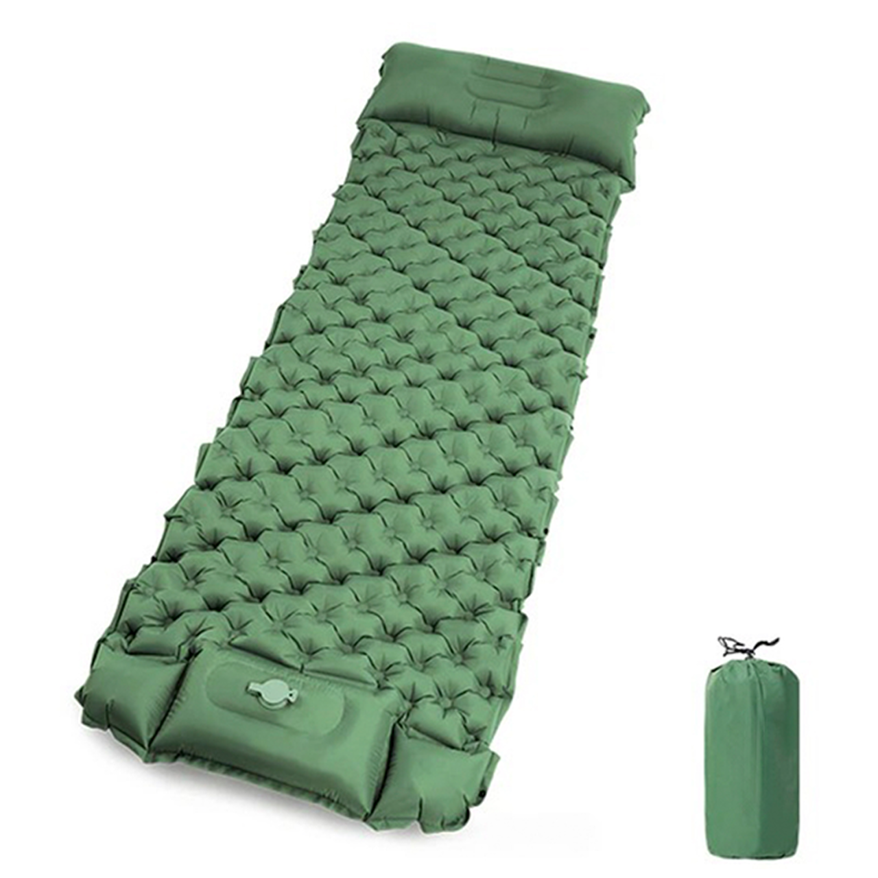 Самонадувающийся коврик с подушкой водонепроницаемый (7891234567891)