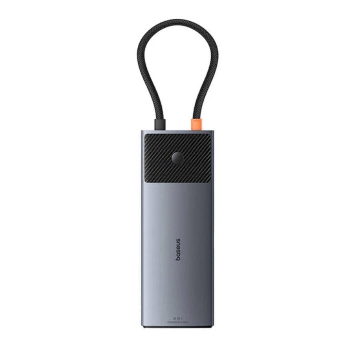 USB-хаб BASEUS Metal Gleam Series II 10в1 USB HUB Black (B00061800)