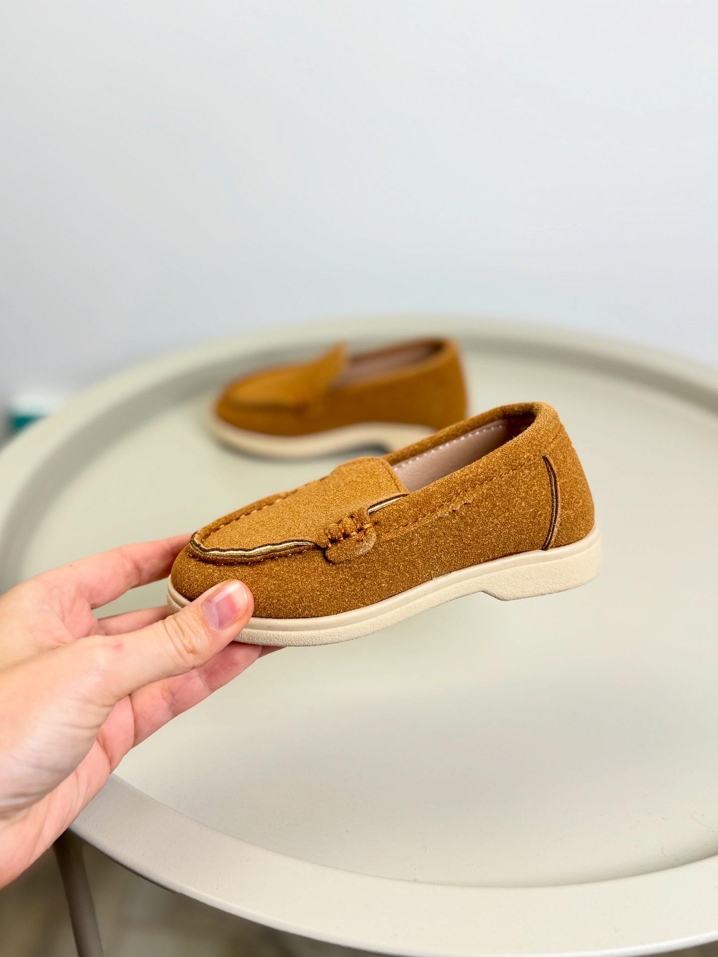 Туфлі-лофери дитячі 1581 унісекс р. 26 Бежевий (28783665) - фото 4