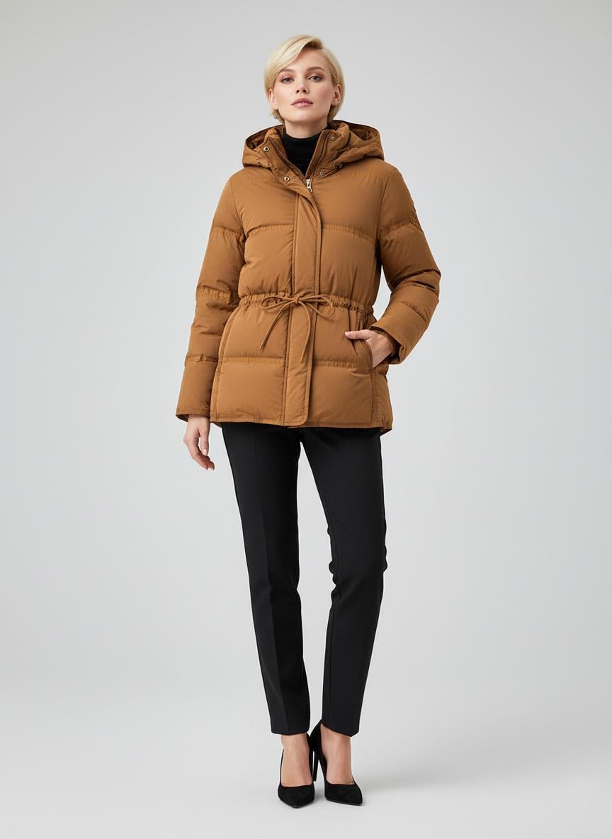Куртка женская Forza Viva DC-101 пуховая демисезонная L Коричневый (DC-101-L) Куртка женская Forza Viva DC-101 пуховая демисезонная L Коричневый (DC-101-L)