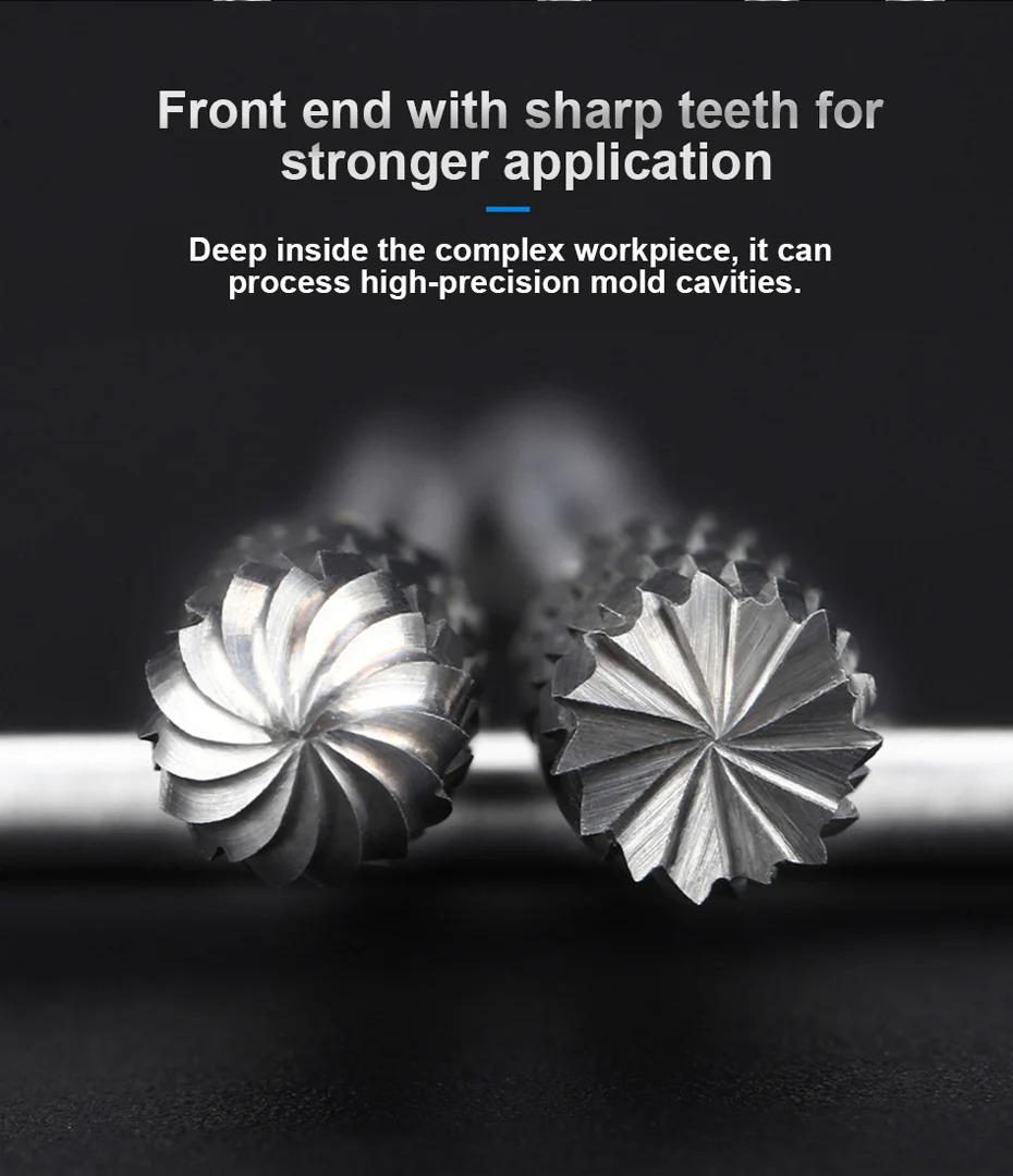 Набор универсальных HSS фрез для фрезерных станков 10 шт. (457476) - фото 8