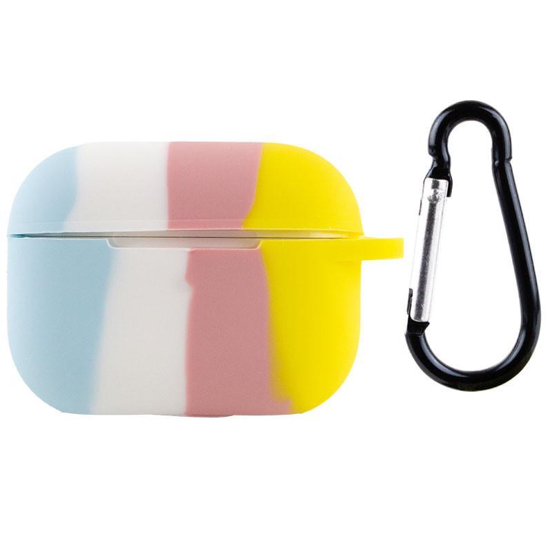 Футляр силіконовий Epik Colorfull для навушників AirPods Pro Блакитний/Жовтий (00000049911_3)