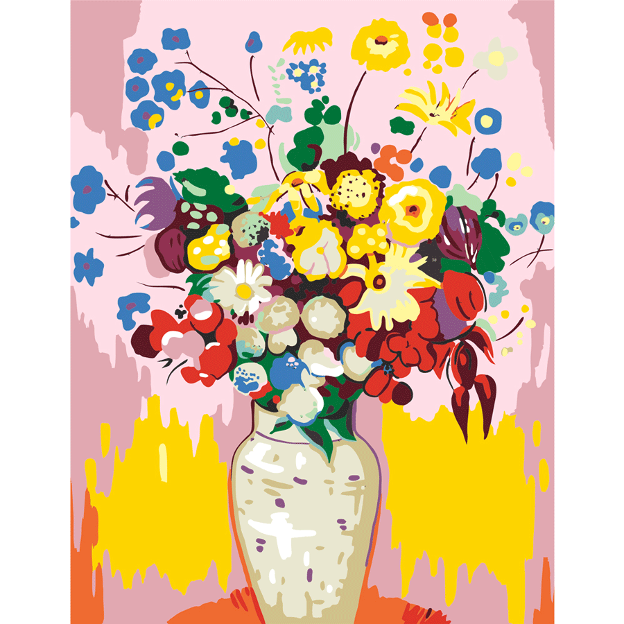 Картина по номерам Rosa Start Ваза с цветами 35x45 см (Az1-4823098504399)