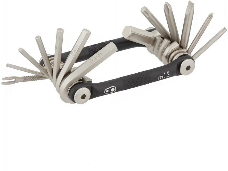 Мультитул Crankbrothers M13 2/2.5/3/4/5/6/8 мм T10 T25 Phillips №1 №2 flat №2 инструмент для бескамерных шин Черный (TOO-32-08)