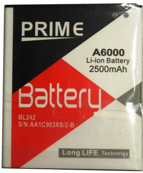 Аккумулятор Prime для Lenovo A6000 BL242 2500 mAh (000020906)