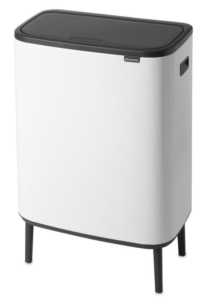Мусорный бак сенсорный Brabantia Bo Touch Bin Hi 60L Белый (130205)