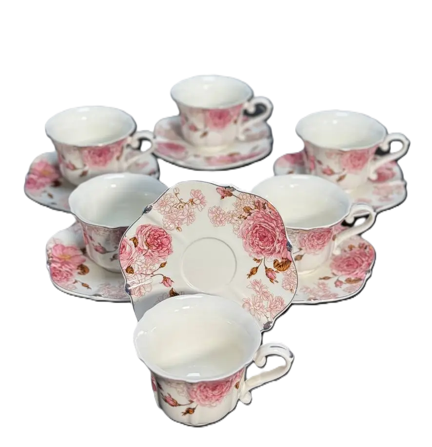 Сервиз для чая фарфоровые LMWR2478L 12 предметов 250 мл (31887809) Сервиз для чая фарфоровые LMWR2478L 12 предметов 250 мл (31887809)