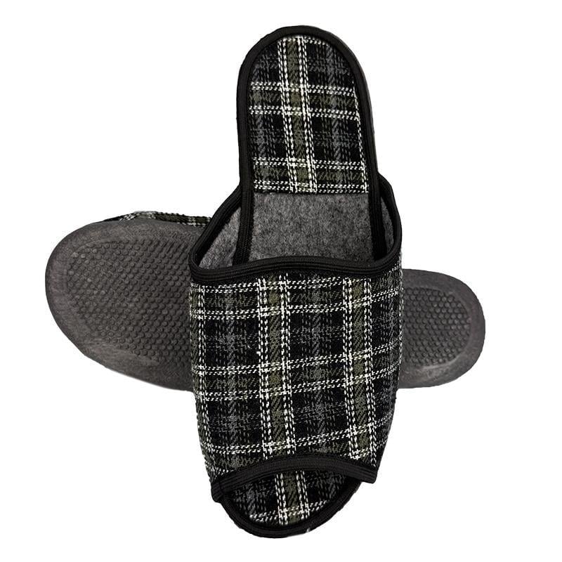 Комнатные мужские тапочки 4000-40 p. 41 26,5 см Темно-серый