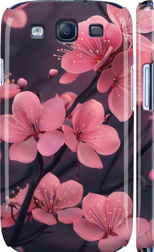 Чохол на Samsung Galaxy S3 Duos I9300i Пурпурова сакура (6075m-50-42517)