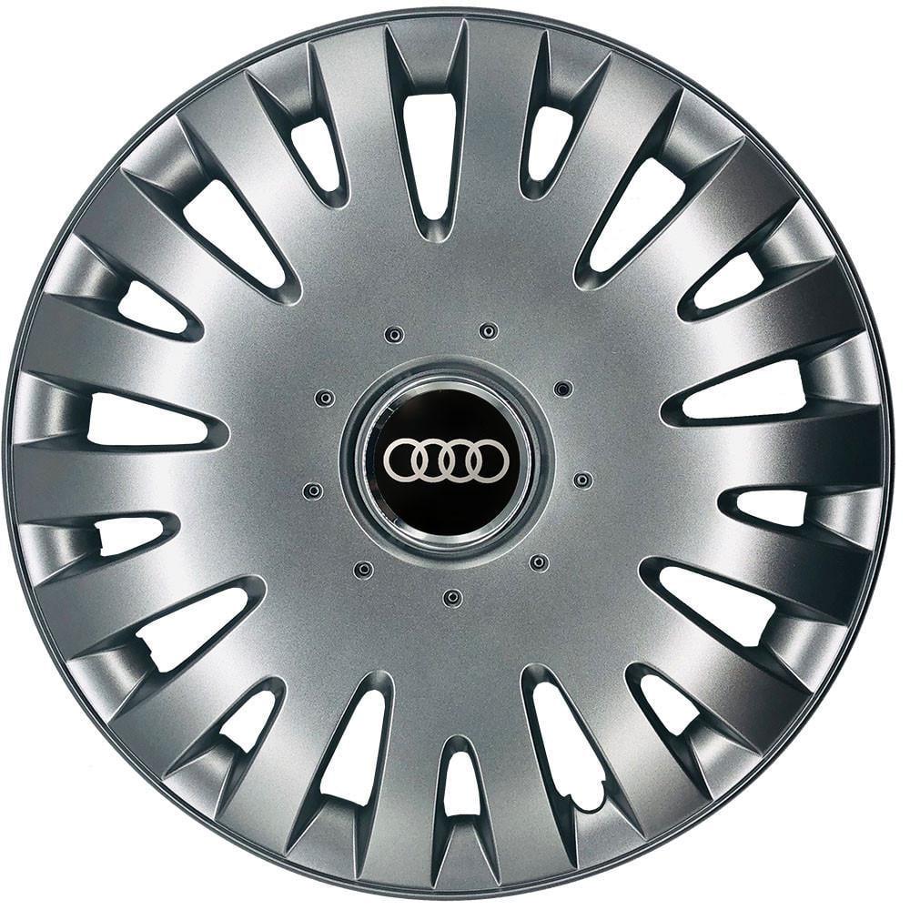 Колпаки SJS 403 с логотипом Audi R16 4 шт. Серебристый (2654561624)
