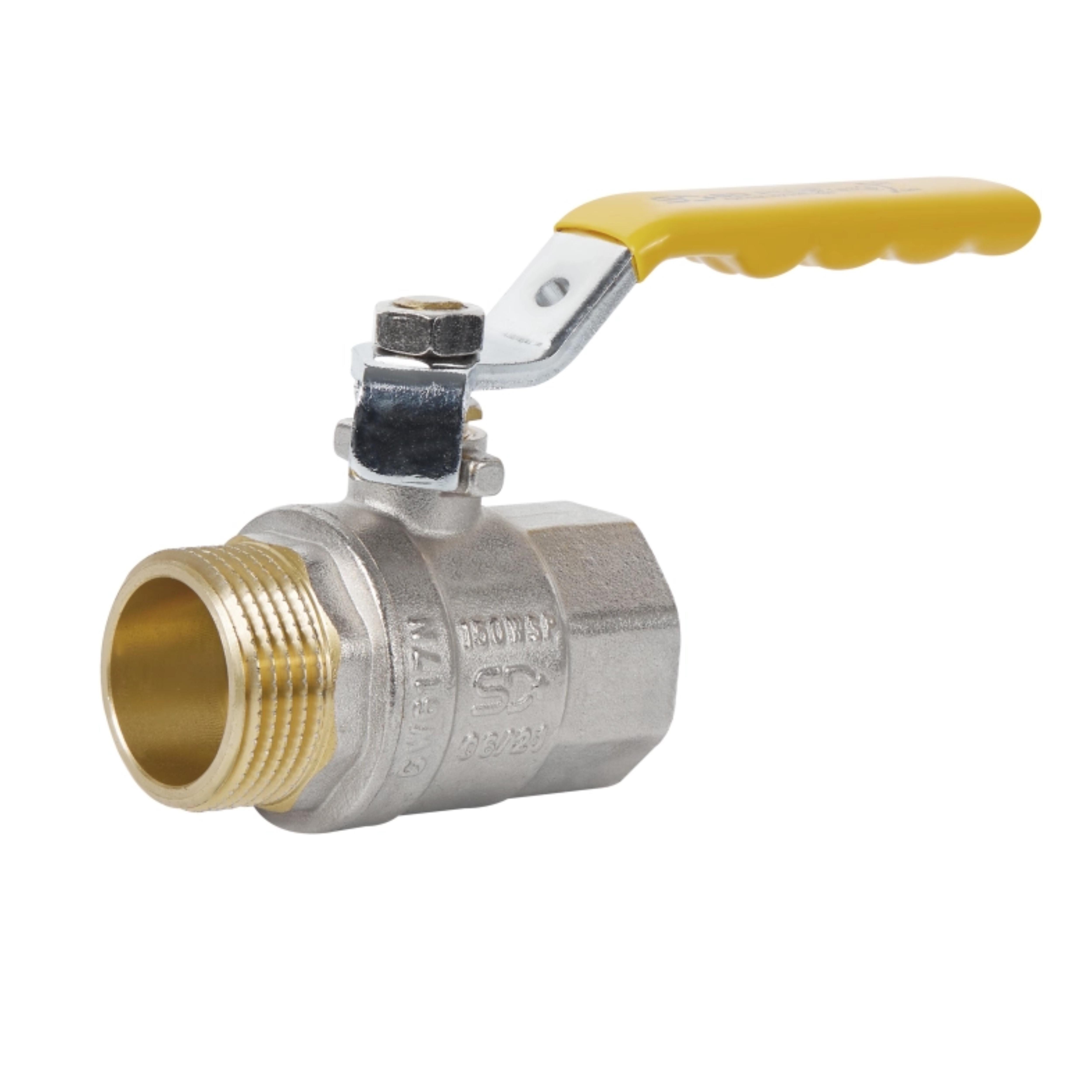 Кран шаровой SD Plus 1" ВН для газа рычаг (SD605NG25PN40)