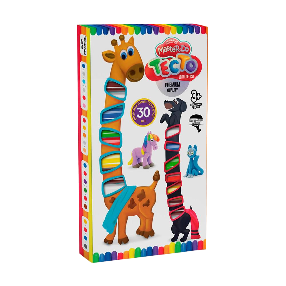 Тісто для ліплення Danko toys Master-Do 30 кольорів (TMD-19-01)