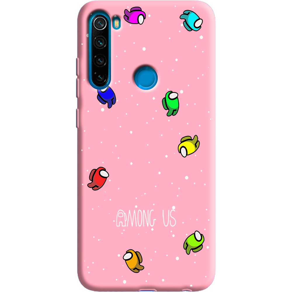 Чохол Boxface Xiaomi Redmi Note 8 Among Us Invisible Рожевий силікон (38214-bk76-38684)