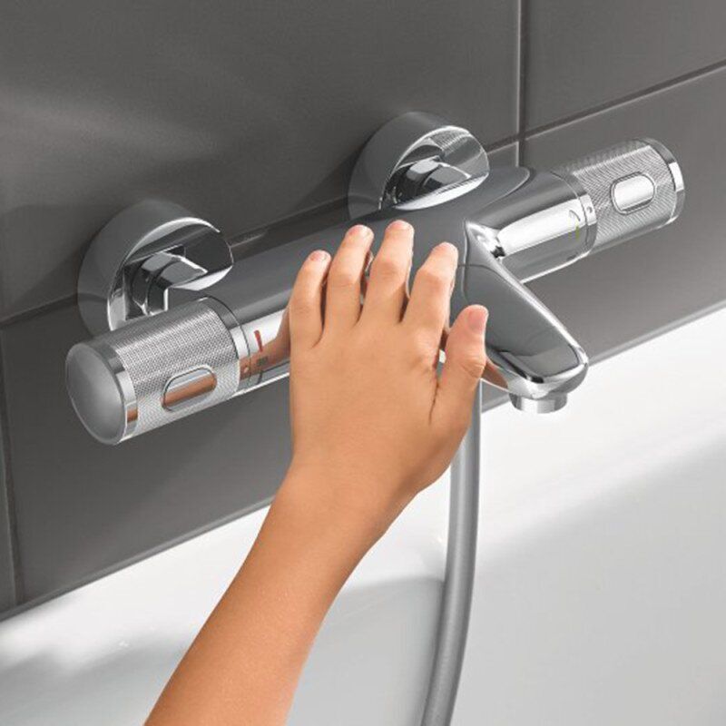 Змішувач для ванни Grohe Grohtherm 1000 Performance 34779000 термостатний Хром (75694) - фото 4 Змішувач для ванни Grohe Grohtherm 1000 Performance 34779000 термостатний Хром (75694) - фото 4