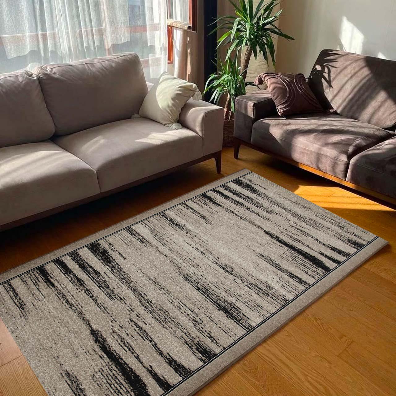 Ковер безворсовый на войлочной основе DAKARIA Print Run Санди p13 1,2x1,7 м Темно-бежевый (00-00019454) - фото 10