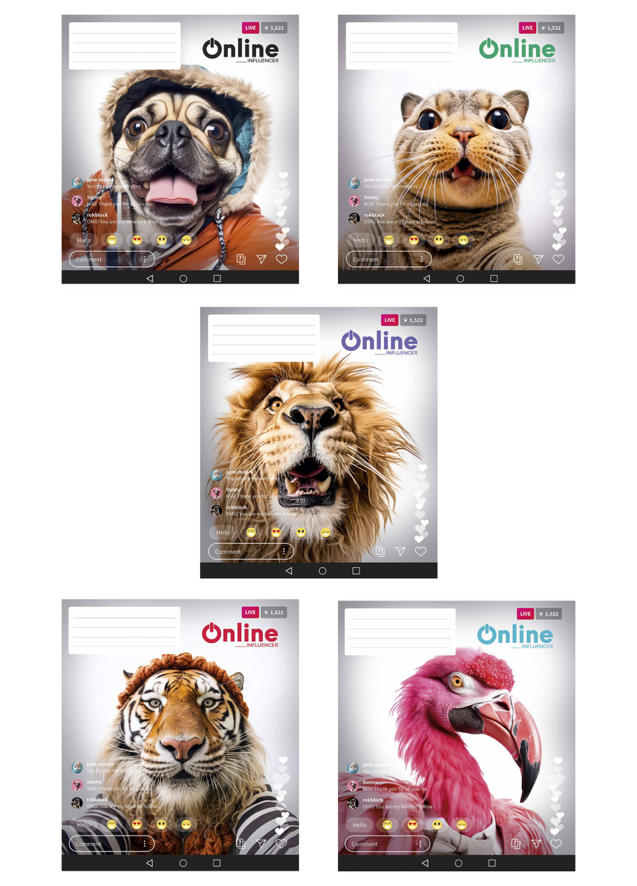 Зошити загальні Школярик Online у лінію 36 арк. 5 шт. (3420 4823088231274)