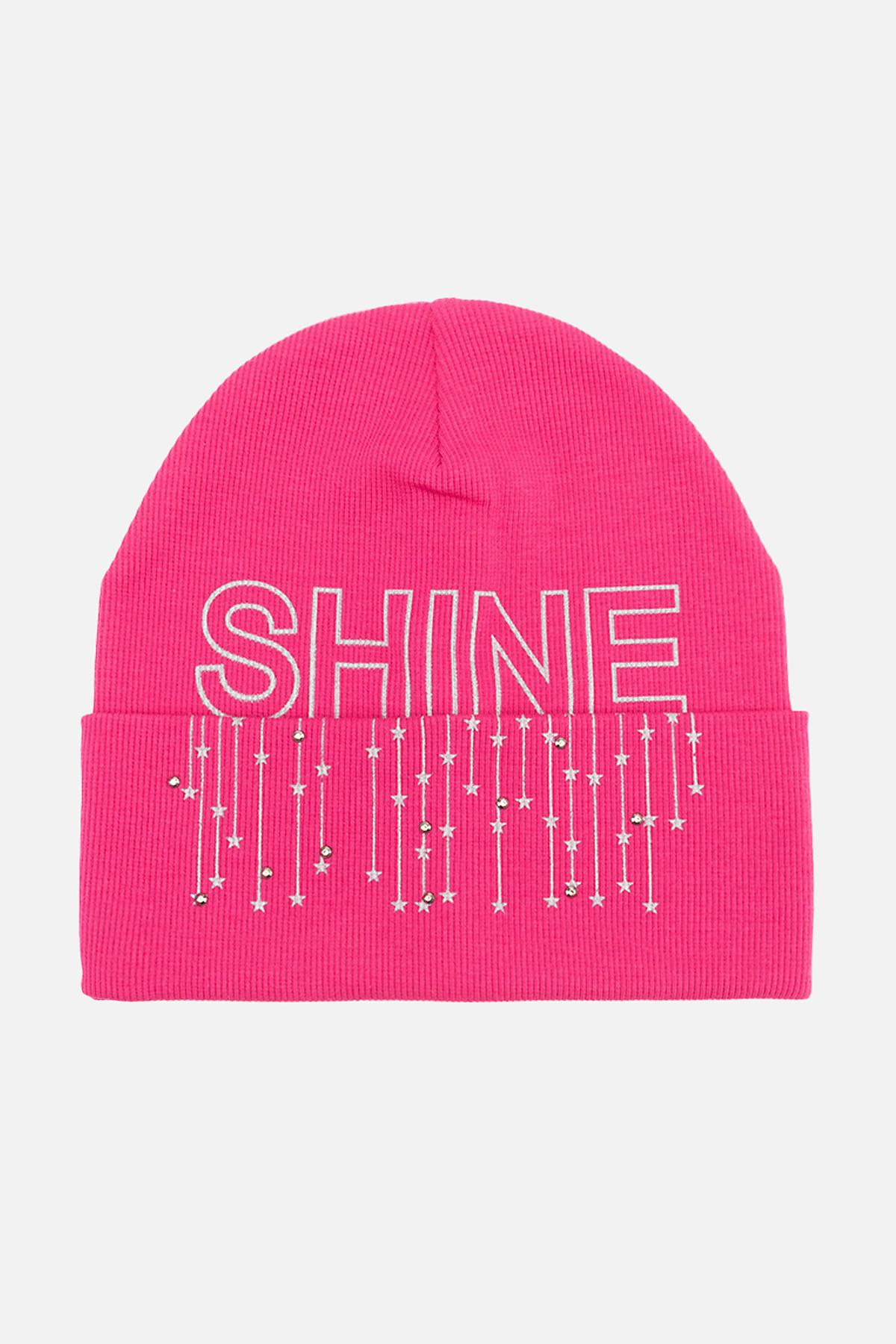 Шапка для девочки 50-52 см Малиновый (24099913)