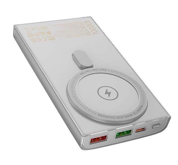 Повербанк магнітна Hoco Q22 Taurus 10000 mah Білий (2215561047) Повербанк магнітна Hoco Q22 Taurus 10000 mah Білий (2215561047)