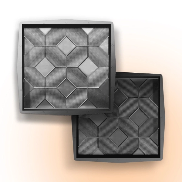 Форми для тротуарної плитки Верес-2007 Каштан 500х500 мм 2 шт. (1230102-3309) - фото 1 Форми для тротуарної плитки Верес-2007 Каштан 500х500 мм 2 шт. (1230102-3309) - фото 1