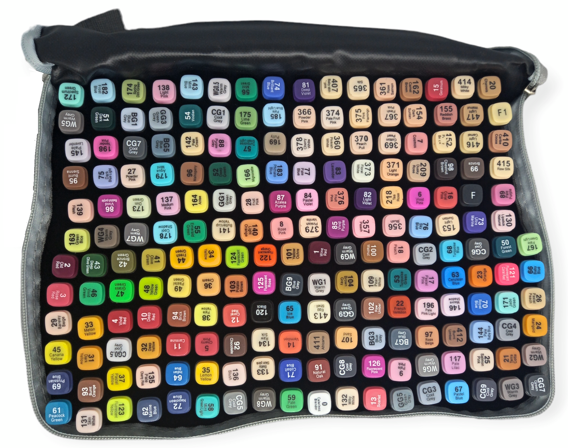 Скетч-маркеры Touch двухсторонние/спиртовые по номерам в сумке с ремешком 204 шт. Скетч-маркеры Touch двухсторонние/спиртовые по номерам в сумке с ремешком 204 шт.