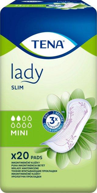 Урологические прокладки для женщин TENA Lady Slim Mini 20 шт. 2 кап.