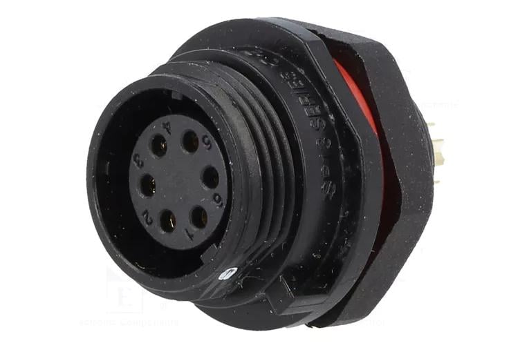 Конектори WEIPU SP1312/S6 6pin мама IP68 50 шт. (60879)