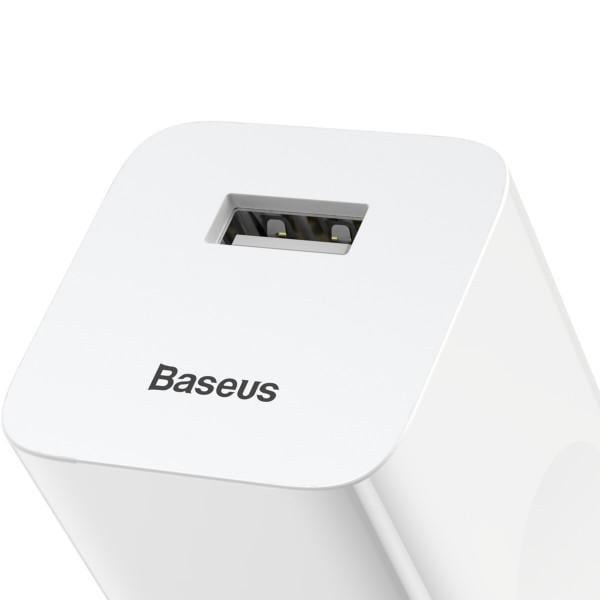 Зарядное устройство Baseus QC3.0 24 W 3 A White (CCALL-BX02) - фото 3