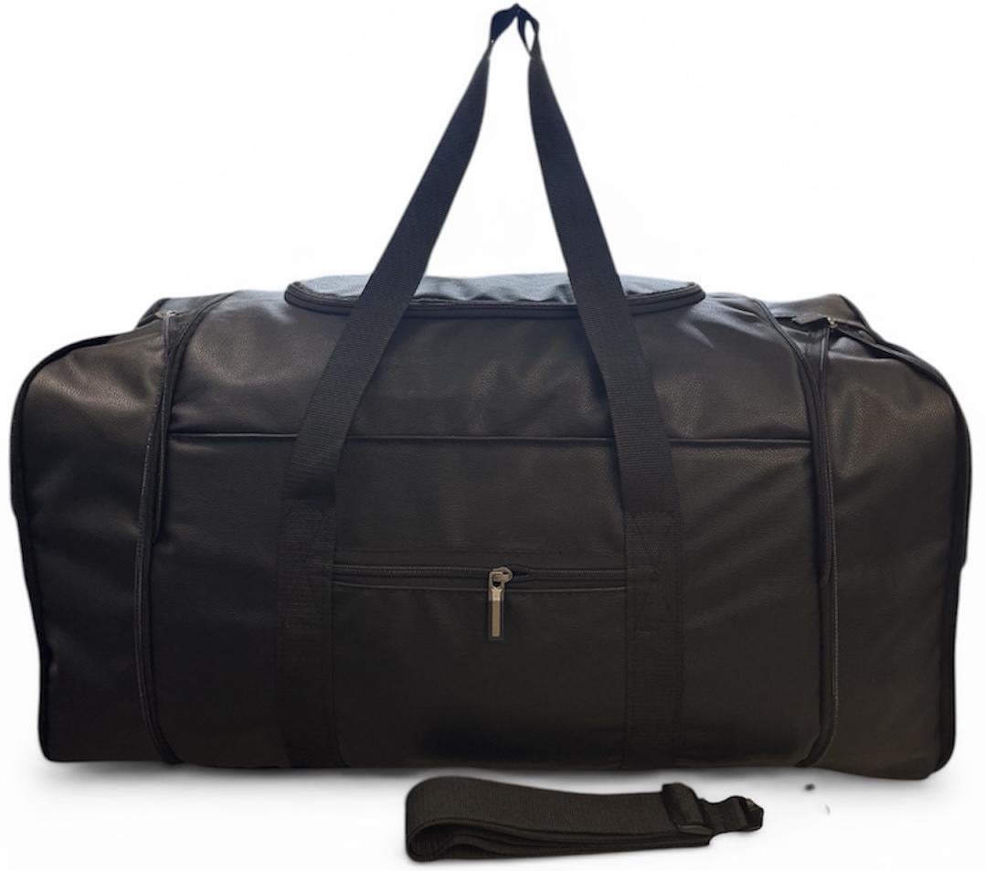 Сумка большая с ремнем через плечо и регулировкой размера 90 л Черный (3372)