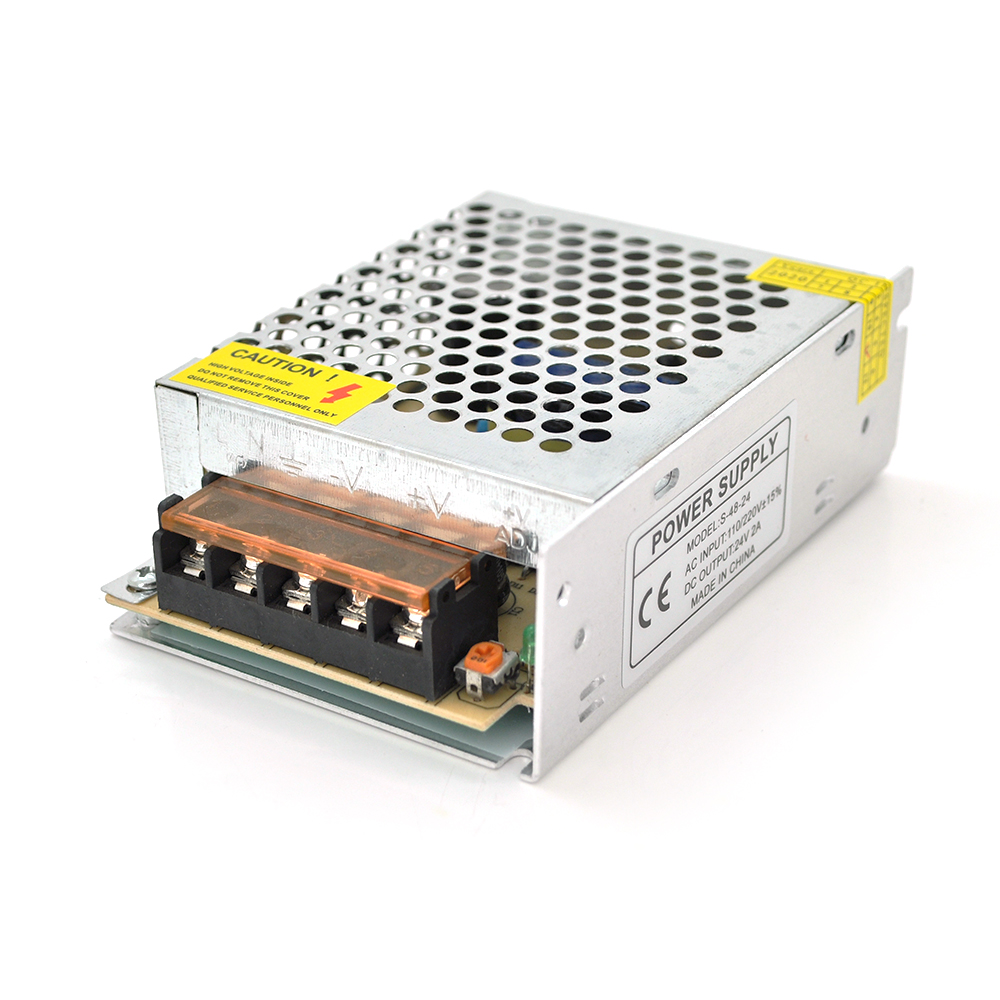 Блок живлення імпульсний перфорований для освітлення та сигналізації 24 В 2 А 48 Вт (1905)