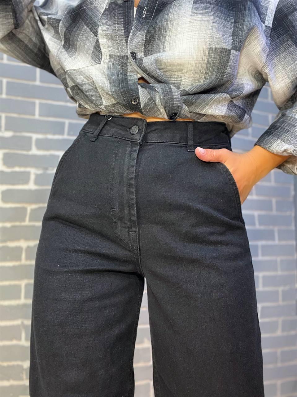 Джинси жіночі ITS Basic 3419 Skater jeans косі кишені стрейчеві скейтери банани р. 38 Чорний (2686) - фото 4 Джинси жіночі ITS Basic 3419 Skater jeans косі кишені стрейчеві скейтери банани р. 38 Чорний (2686) - фото 4